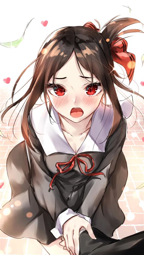 Lovestruck Kaguya Shinomiya💖🌹 Kaguya Sama Love Is War 2250x4000 Ranimewallpaper