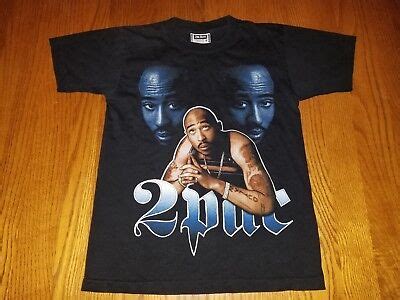 Vtg Tupac Shakur Rap T Shirt The Roxx Pac Double Sided Rare Mint Ebay