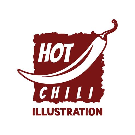 Vintage Retro Hot Spicy Red Chili Illustration Vector Art At