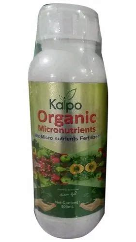 Liquid Bio Tech Grade Keva Organic Micronutrients Bottle Packaging