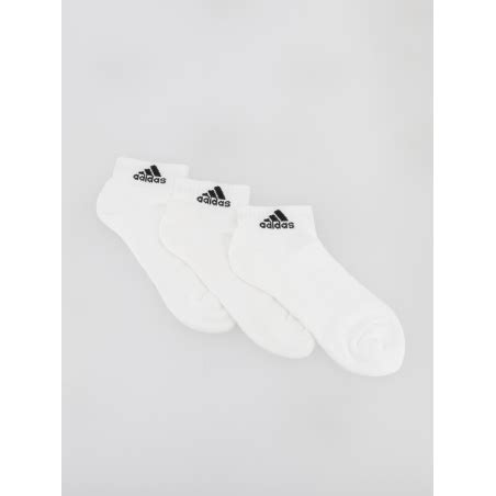 Pack Paires De Chaussettes Basses Blanc Adidas Wimod