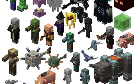 Minecraft Mob List 2024 Lyndy Roobbie