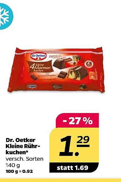 Dr Oetker Kleine R Hrkuchen Angebot Bei Netto Prospekte De