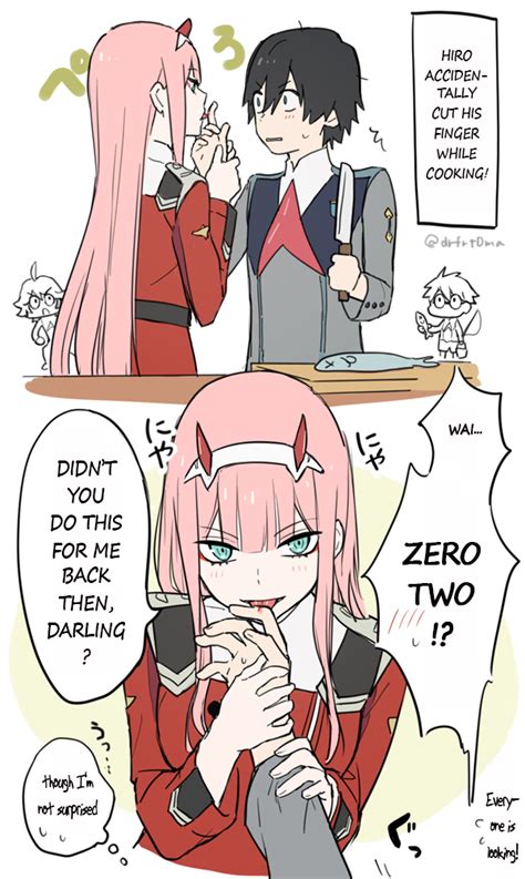 Hiro X Zero Two Darling In The Franxx Drawn By Toma Norishio Original Japanese Ver Translated