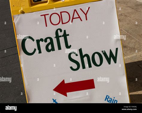 Craft Show Sign, USA Stock Photo - Alamy