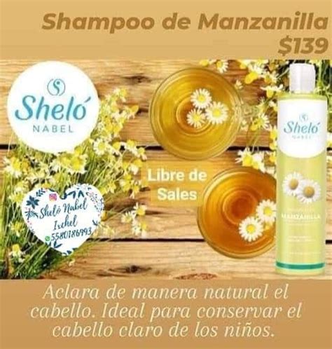 Shampoo de manzanilla Sheló Nabel Shampoo de manzanilla Vitaminas