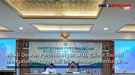 Hari Ini Wapres Ma Ruf Amin Hadiri Rapat Di Kantor MUI Bahas Ponpes