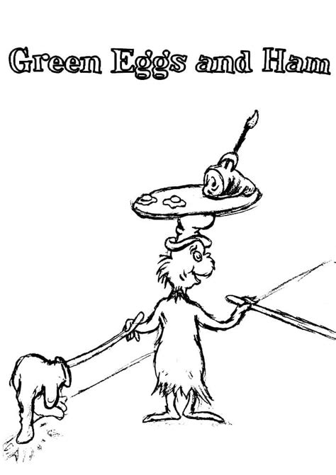 Green Eggs And Ham Dr Seuss Coloring Page Download Print Or Color