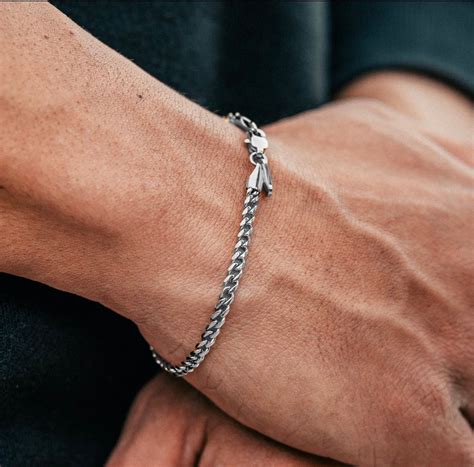 Silver Snake Bracelets For Men