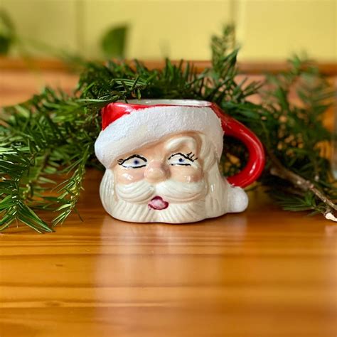 Vintage Santa Mugs Etsy