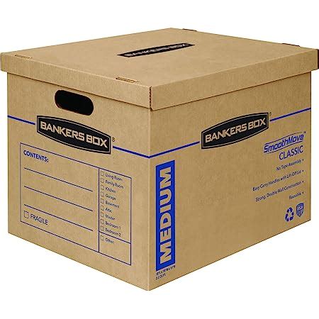 Amazon Bankers Box Smoothmove Classic Moving Boxes Pack Small