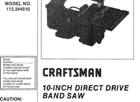 Owners Manual And Parts List Sears Craftsman Grelly Usa