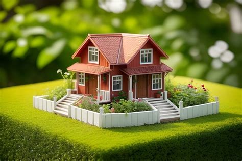 Rumah Miniatur Kebun Gambar Gratis Di Pixabay