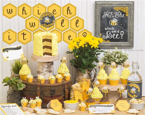 Bumble Bees Baby Shower Party Ideas Photo 1 Of 7 Catch My Party