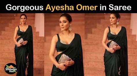 Stunning Pics Of Ayesha Omer In Saree Showbiz Hut