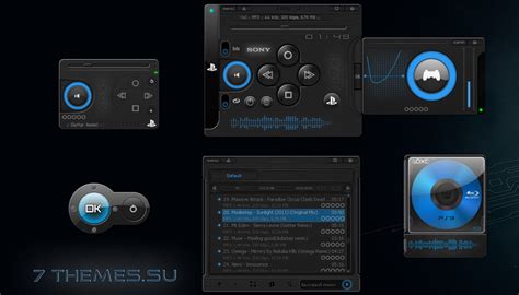 Скин "Playstation 3" для Aimp