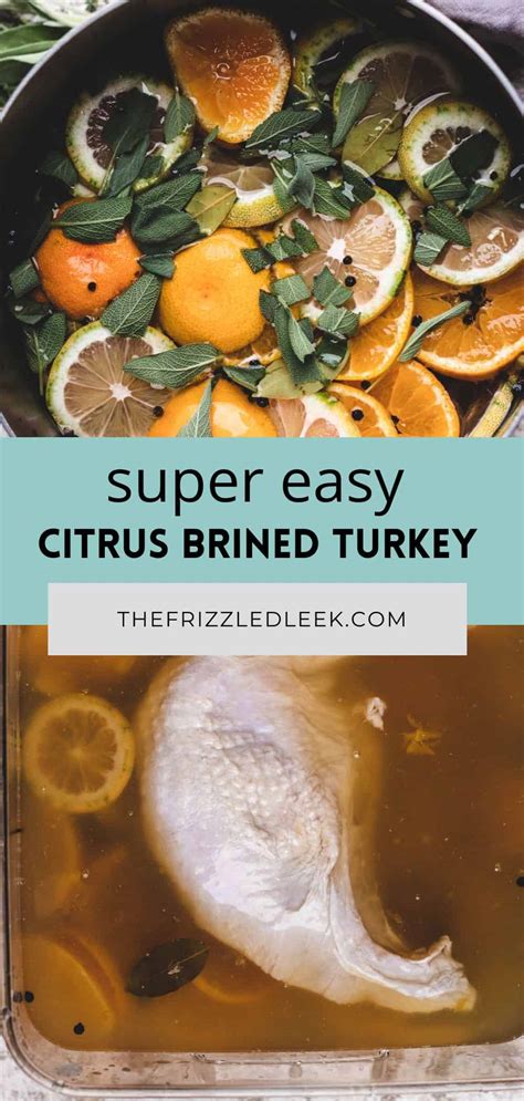 Ultimate Citrus Turkey Brine - The Frizzled Leek