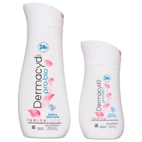 Kit Sabonete Líquido Íntimo Femina Dermacyd Dermacyd 200ml 100ml