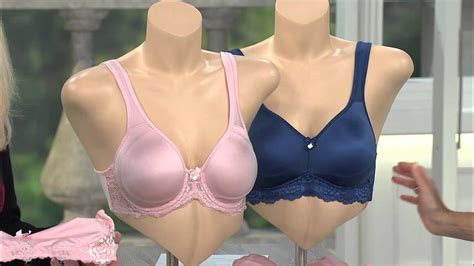 Breezies Wild Rose Ii Seamless Wirefree Support Bra With Nancy Hornback Youtube