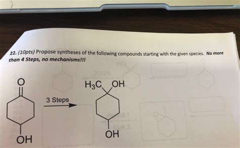 Solved Pts Propose Syntheses Of The Following Chegg