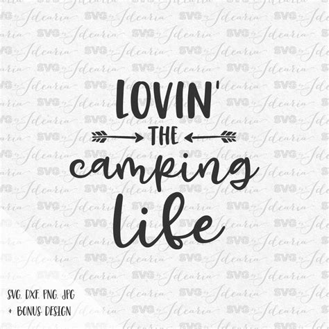 Loving The Camping Life Happy Camper Svg Camping Svg