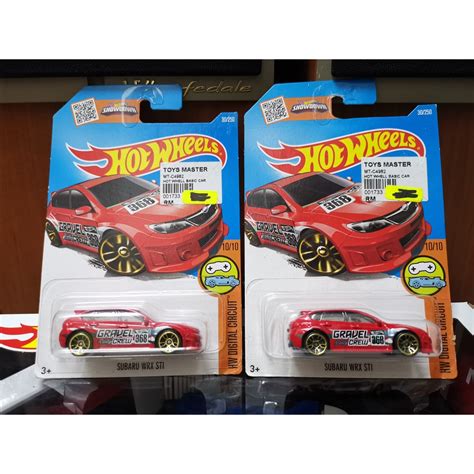 Hot Wheels Subaru WRX STI Shopee Malaysia