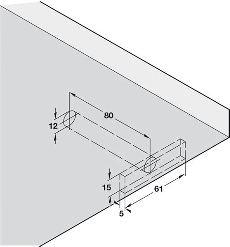 Concealed Shelf Support Screw Fixing For Installation Into Woodwork