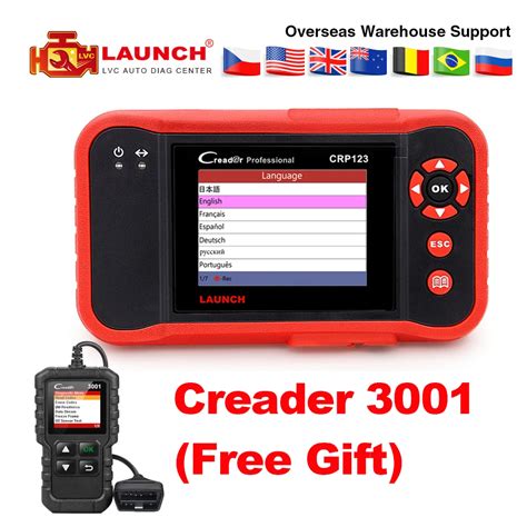 Launch CRP123 OBD2 Code Reader Update Online X431 Creader CRP 123 ABS