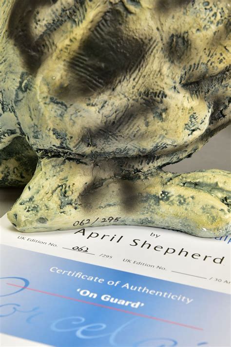 April Shepherd British Contemporary On Guard A Limited Edition