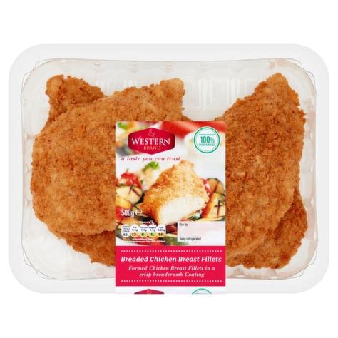 Western Brand Breaded Chicken Fillets 500g Dunnes Stores