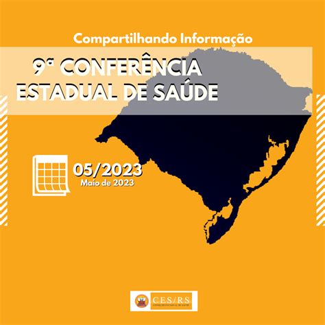 Conselho Nacional De Saúde Cesrs 9ª Conferência Estadual De Saúde