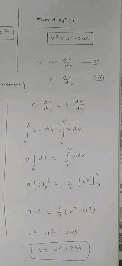 SECTION D Q 12 Derive The Second And Third Equation Of Motion Using