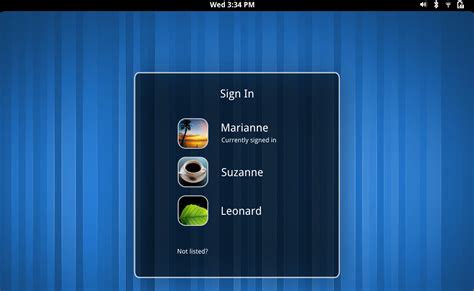 Linux Unix: Gnome Shell Login Screen And Lock Screen Mockups