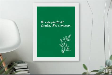 Wall Poster Inspirational Wall Art Motivational Quotes Digital Print