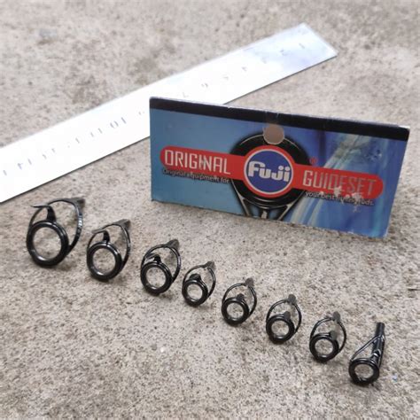 Jual Ring Guide Fuji Set Hitam Kaki 2 Original Fuji Guide Type Offshore