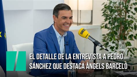 Àngels Barceló destaca un detalle de la entrevista Estamos con la