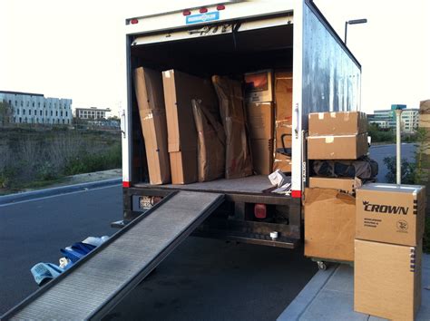 Movers Loading A Moving Truck