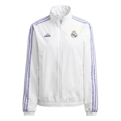 Real Madrid Trainingsjacke Wendbare Anthem Wei Damen