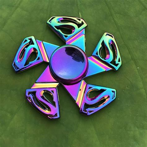 Superman Logo Fidget Spinner Neo Chrome Fidget Spinner Uk