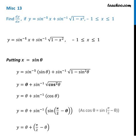 Misc Find Dy Dx If Y Sin X Sin Root X Miscellaneous