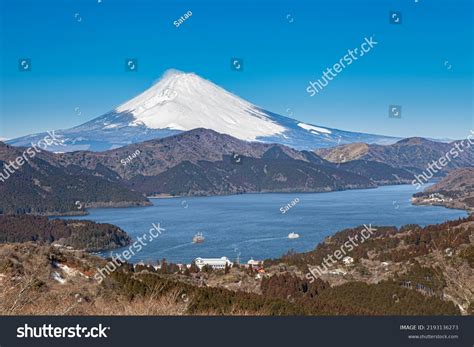 Lake Ashi Mount Fuji Japan Stock Photo 2193136273 | Shutterstock