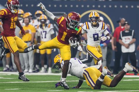 Usc Makes A Big Opening Statement With Thrilling Victory Over Lsu Los