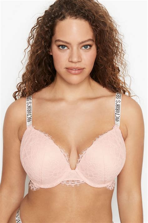 Buy Victorias Secret Lace Shine Strap Push Up Bra From The Victorias Secret Uk Online Shop