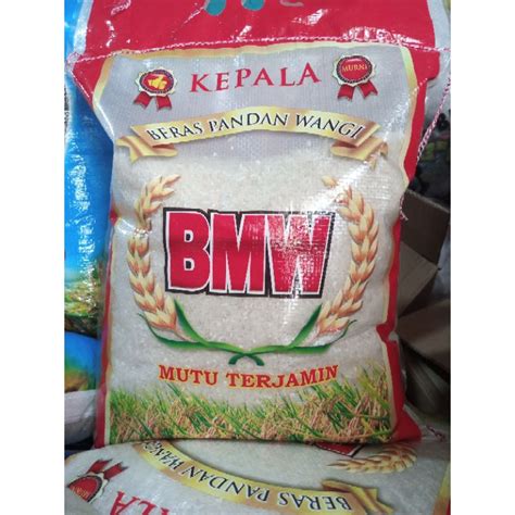 Jual Hemat Beras BMW Pandan Wangi Merah Cap Kepala 5kg 10kg