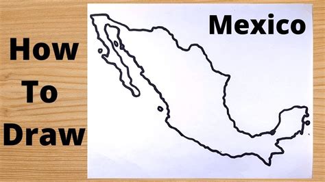 How To Draw Mexico Map Hidden Trick Youtube