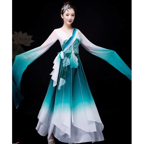 Women S Chinese Folk Dance Costumes Fairy Hanfu Dresses Traditional Classical Ancient