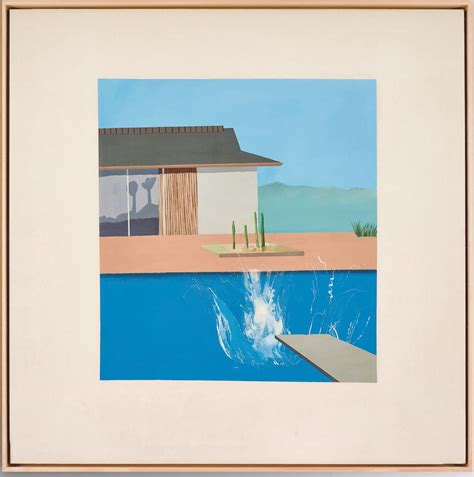 David Hockneys Välkända Tavla The Splash Väntas Gå För 30 Miljoner