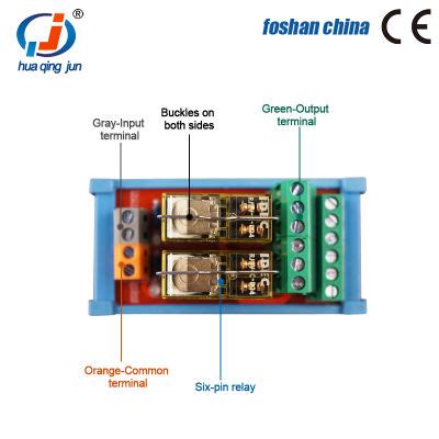 Osm 2 Channel Dpdt Idec Relay Module DC24V Compatible NPN And PNP