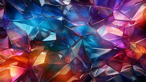 Premium Ai Image Holographic Prism Texture Background