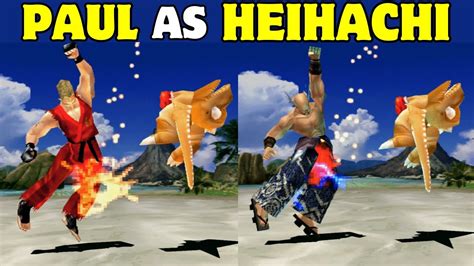 TEKKEN 3 Paul With Heihachi Mishima Moves Arcade 4K YouTube